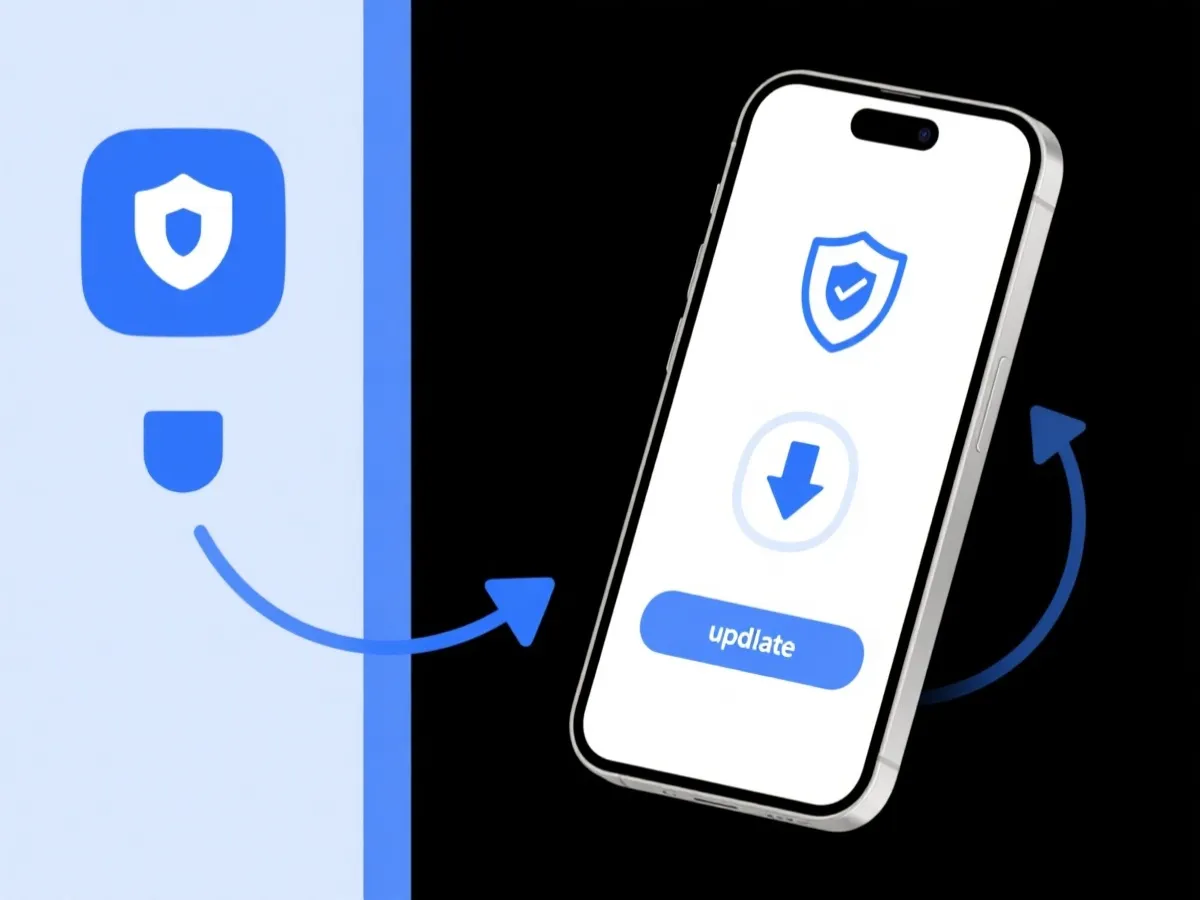 APP下载与更新流程示意